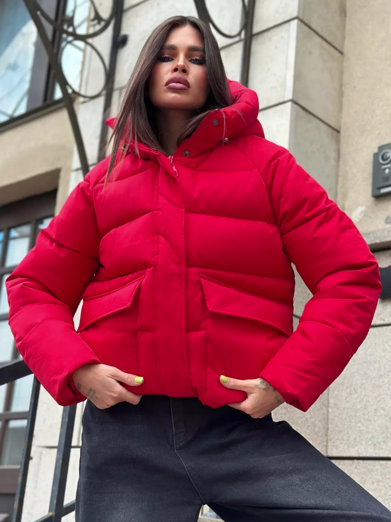 Women’s Relaxed-Fit Hooded Puffer Jacket