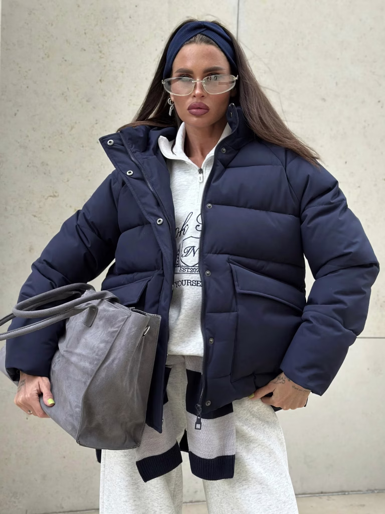 Women’s Oversized Longline Hooded Puffer Coat