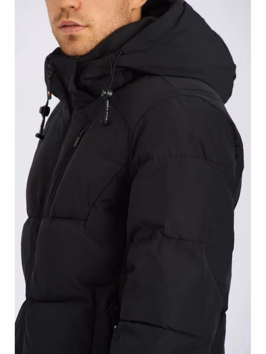 Men’s Short Hooded Winter Down Jacket