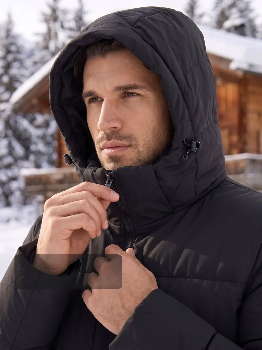 Men’s Oversized Hooded Puffer Coat